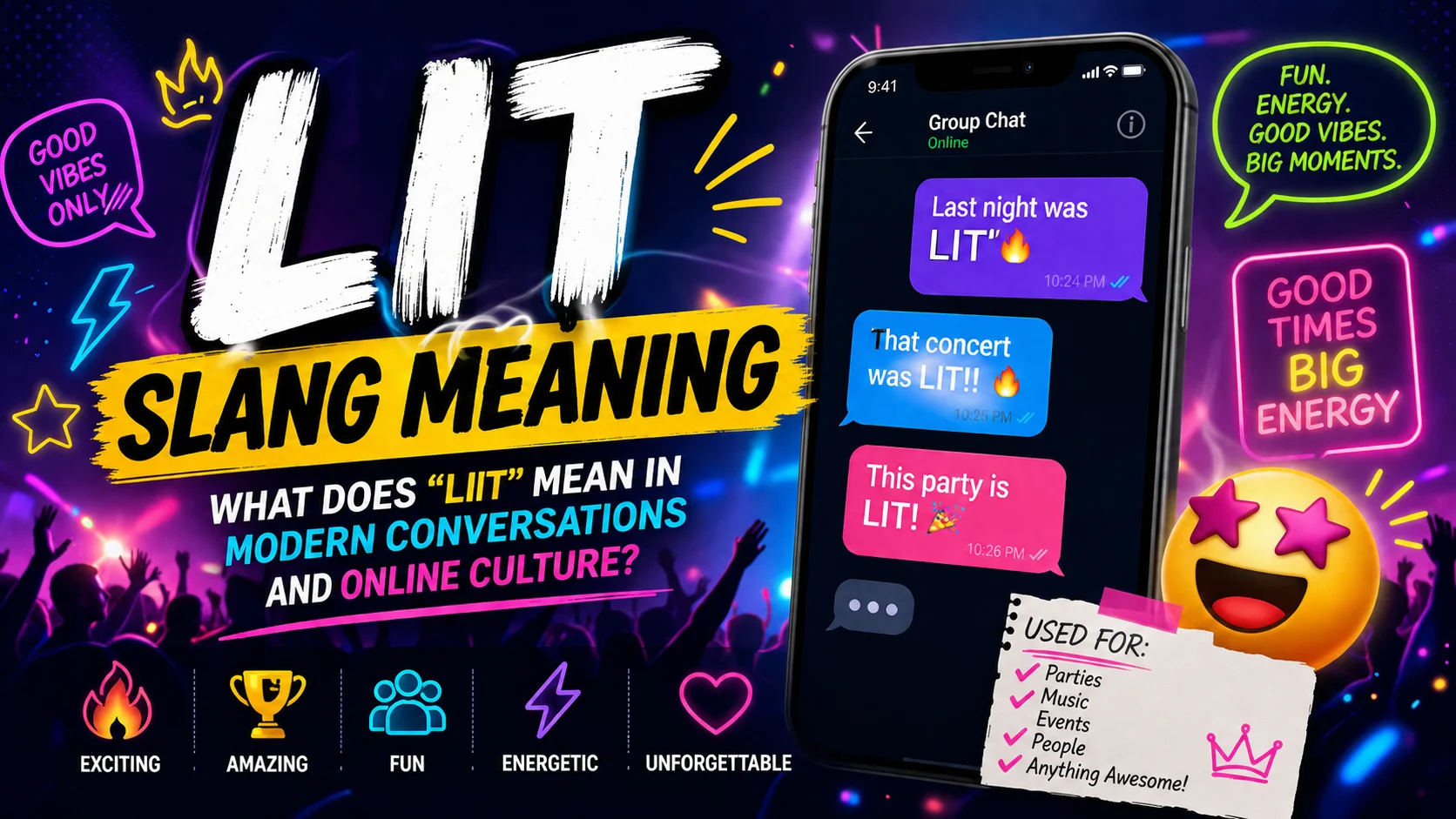 Lit Slang Meaning: What Does “Lit” Mean in Modern Conversations and Online Culture?