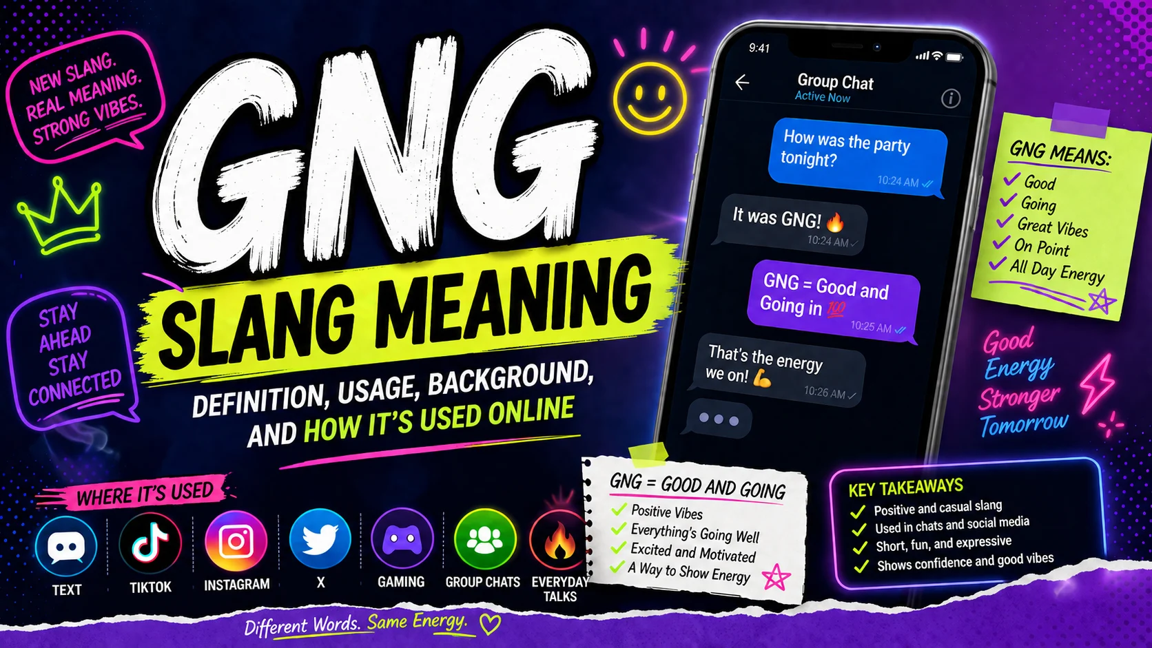 GNG Slang Meaning: Definition, Usage, Background, and How It’s Used Online