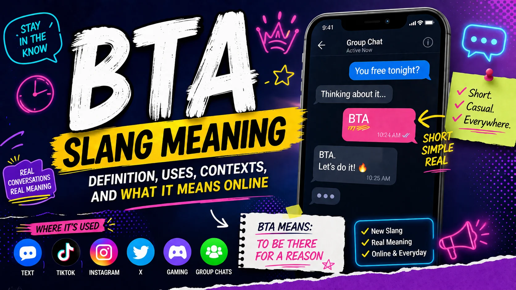 BTA Slang Meaning: Definition, Uses, Contexts, and What It Means Online