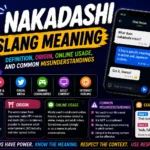 Nakadashi Slang Meaning: Definition, Origin, Online Usage, and Common Misunderstandings