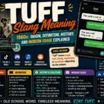 Tuff Slang Meaning 1960s: Origin, Definition, History, and Modern Usage Explained