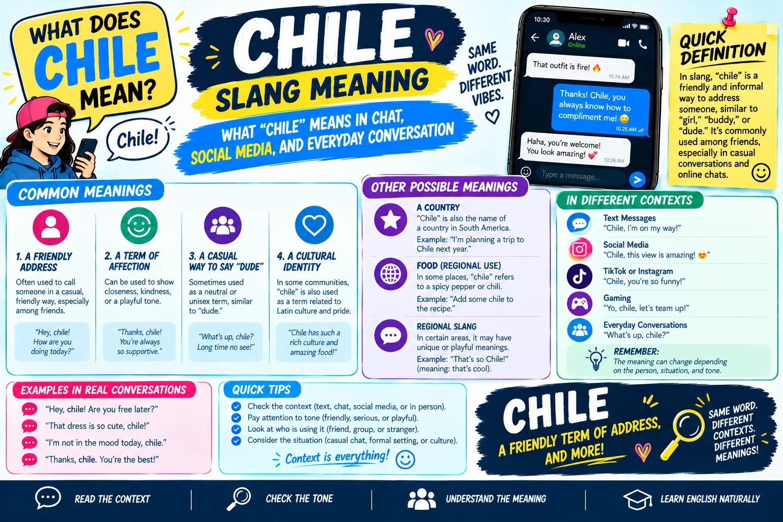 Chile Slang Meaning: What “Chile” Means in Chat, Social Media, and Everyday Conversation